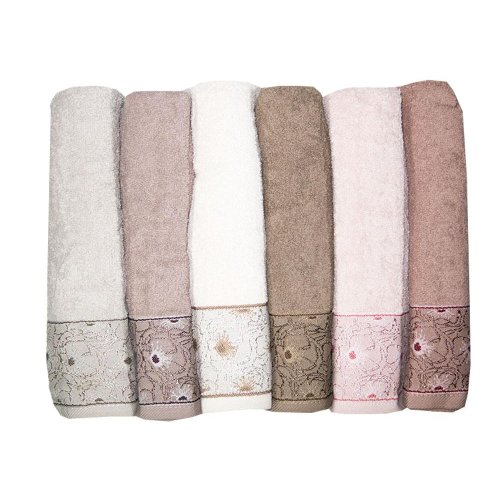 

Набор махровых полотенец Sikel 6 штук Purry Cotton Damar 70х140