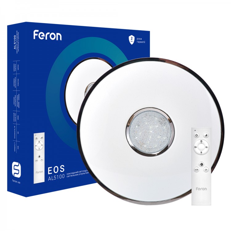 

Люстра светодиодная с пультом управления Feron AL5100 EOS 60W