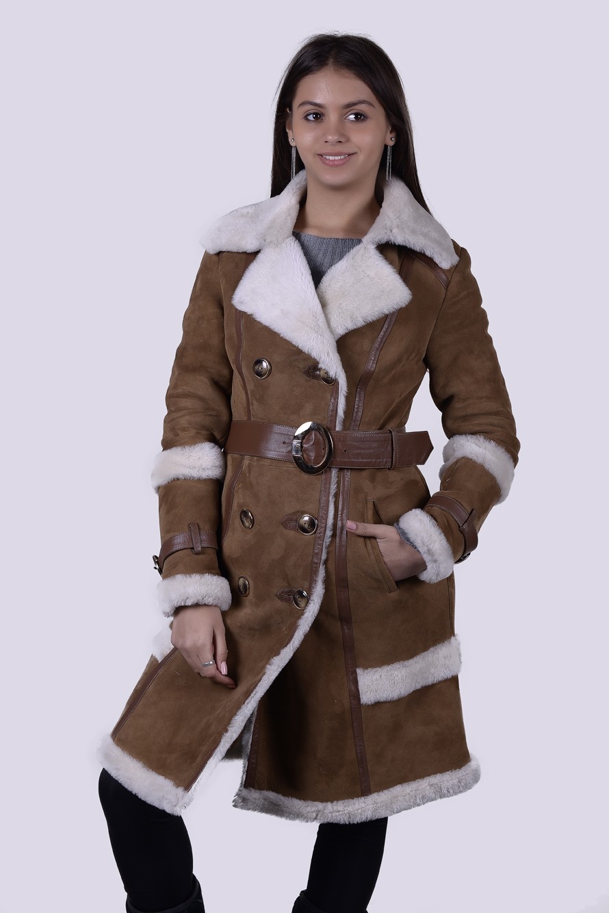

Дубленка Temer Leather S Коричневая