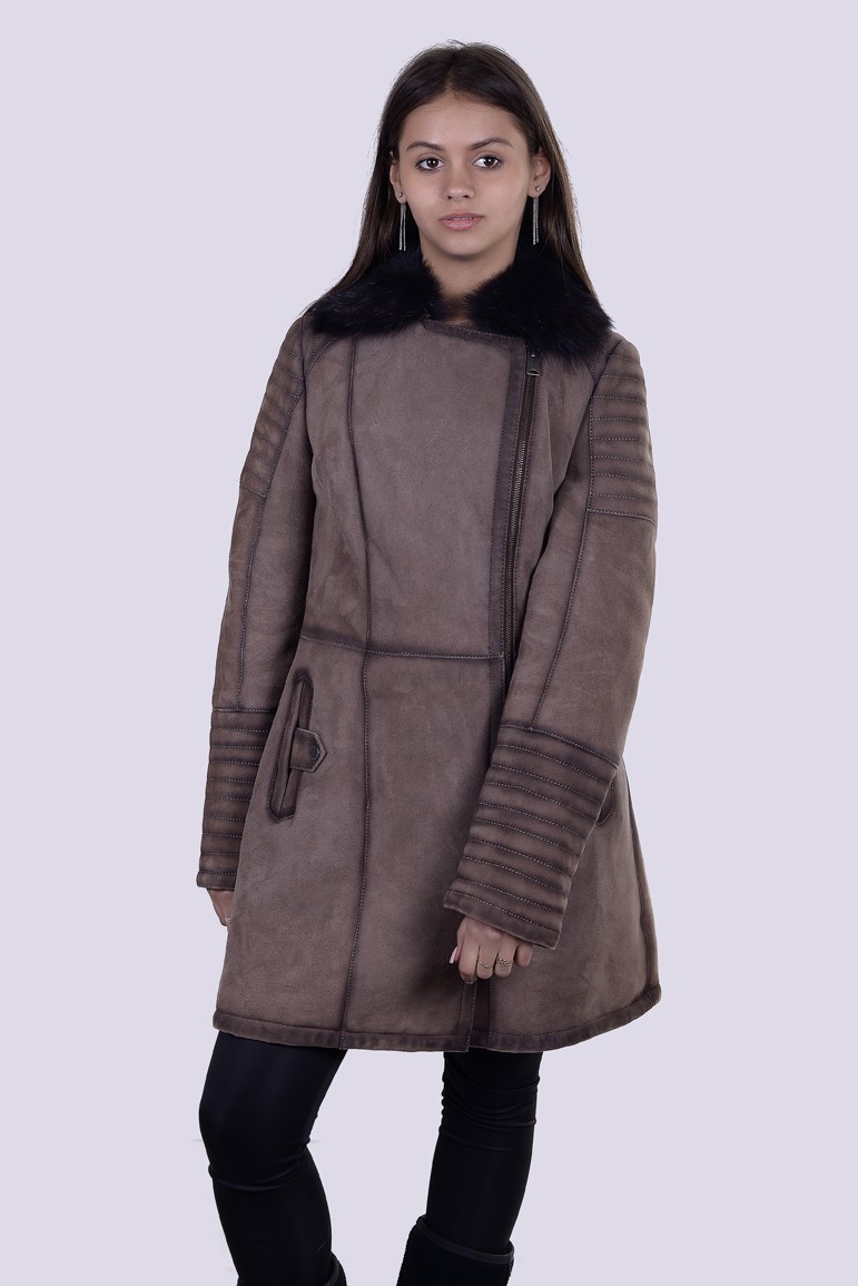 

Дубленка Elibol M Бежевая