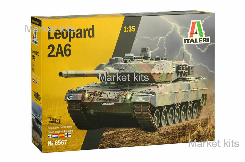 

Танк Leopard 2A6 1:35 ITALERI (IT6567)