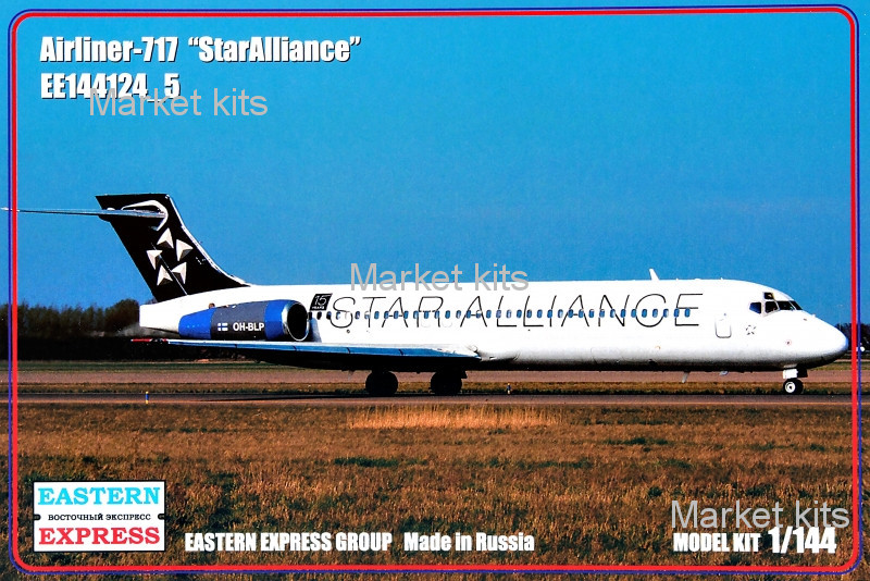 

Пассажирский самолет 717 "Star Alliance" 1:144 Eastern Express (EE144124-05)