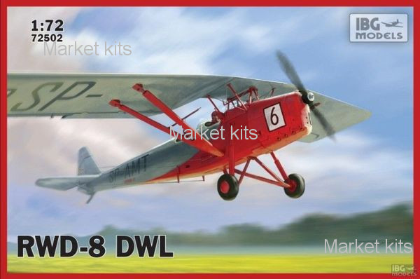 

Учебно-тренировочный самолет RWD-8 DWL 1:72 IBG Models (IBG72502)