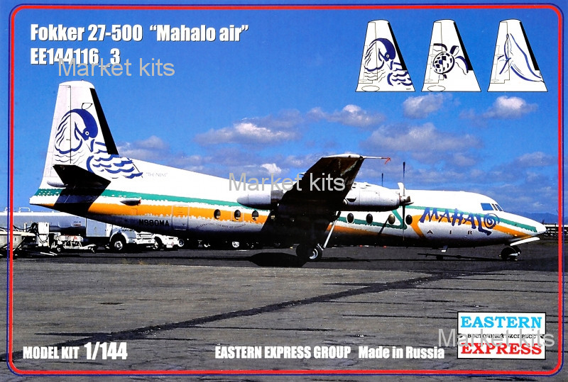 

Пассажирский самолет Fokker 27-500 "Maholo air" 1:144 Eastern Express (EE144116-03)