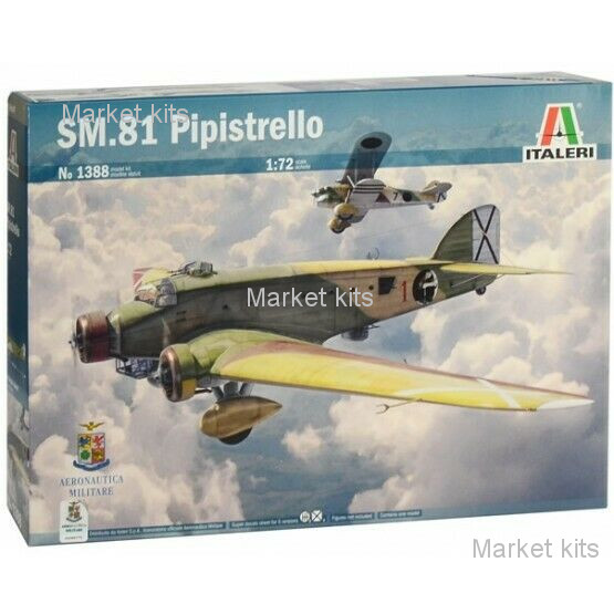 

Легкий бомбардировщик Savoia-Marchetti SM.81 Pipistrello 1:72 ITALERI (IT1388)