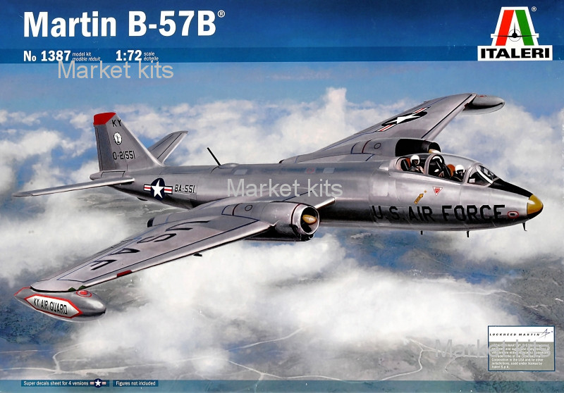 

Бомбардировщик Martin B-57B 1:72 ITALERI (IT1387)