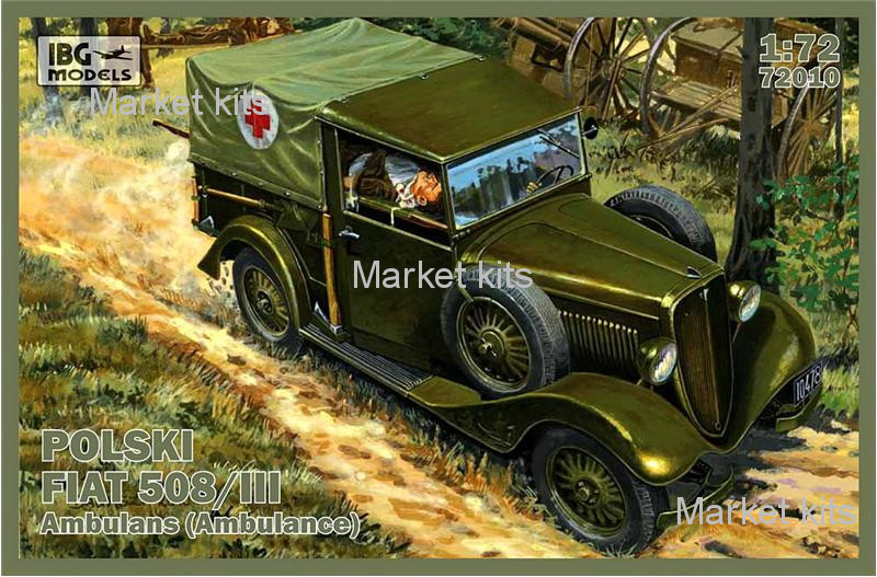 

Польский Fiat 508/III (скорая помощь) 1:72 IBG Models (IBG72010)