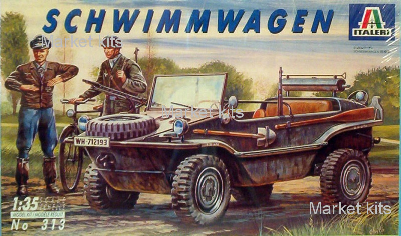

Немецкий плавающий автомобиль Schwimmwagen 1:35 ITALERI (IT0313)