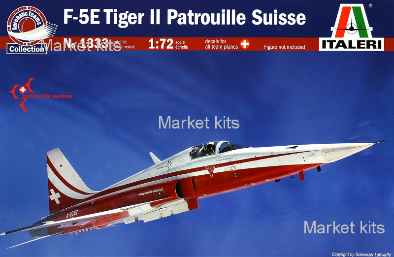 

Истребитель F-5E Tigher ll "Patrouille Suisse" 1:72 ITALERI (IT1333)