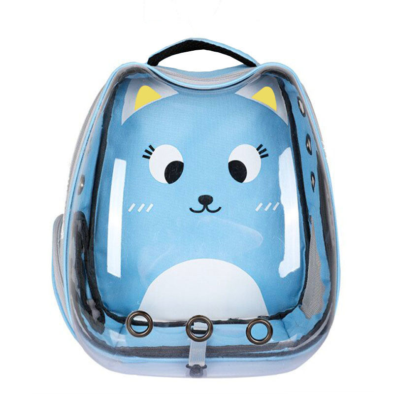 

Рюкзак-переноска для кошек Taotaopets 256604 Blue Panoramic Cats сумка-контейнер 34*28*40 cm OPT(6945-24115)