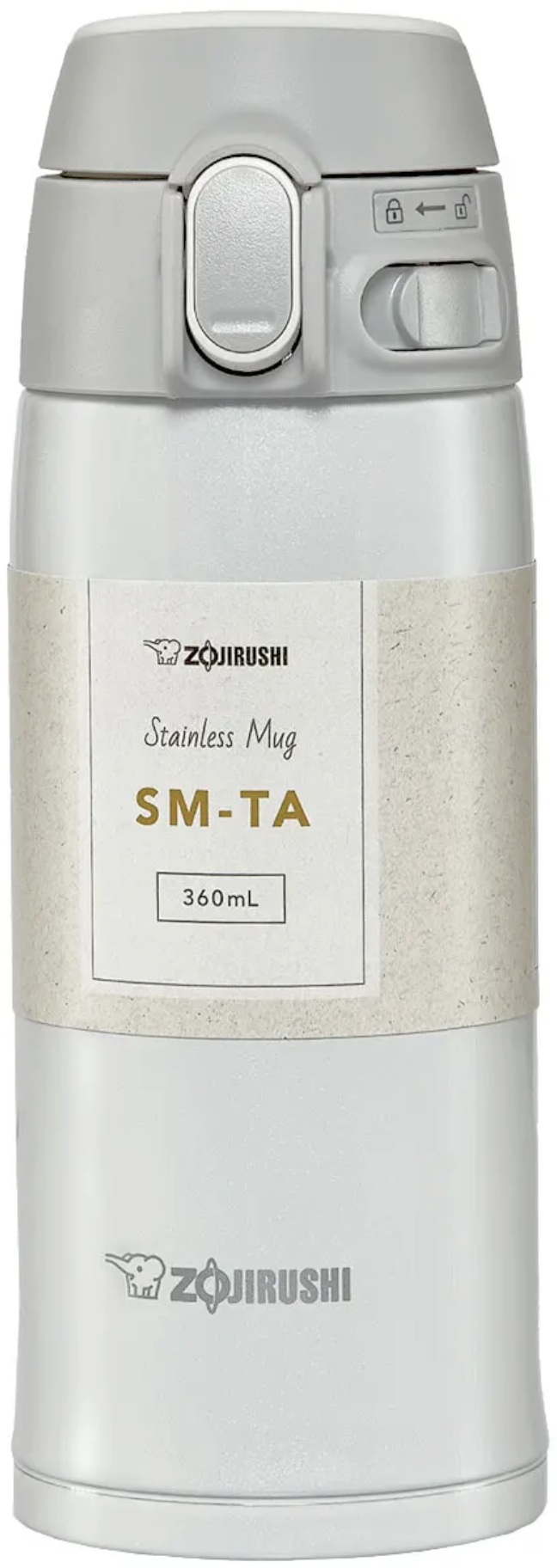 

Инновационный универсальный термос, термокружка Zojirushi SM-TA36WA 360 мл, белый