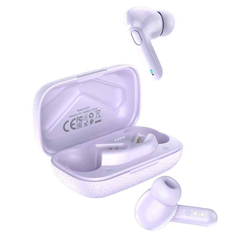 

Беспроводные Bluetooth наушники Hoco ES59 Gratified TWS wireless headset с зарядным кейсом Black
