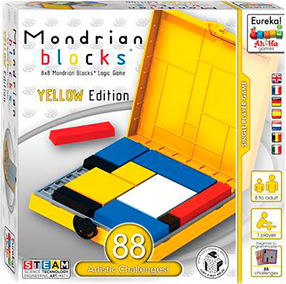 

Головоломка Eureka 3D Puzzle Блоки Мондриана Желтая (473554) (5425004735546)