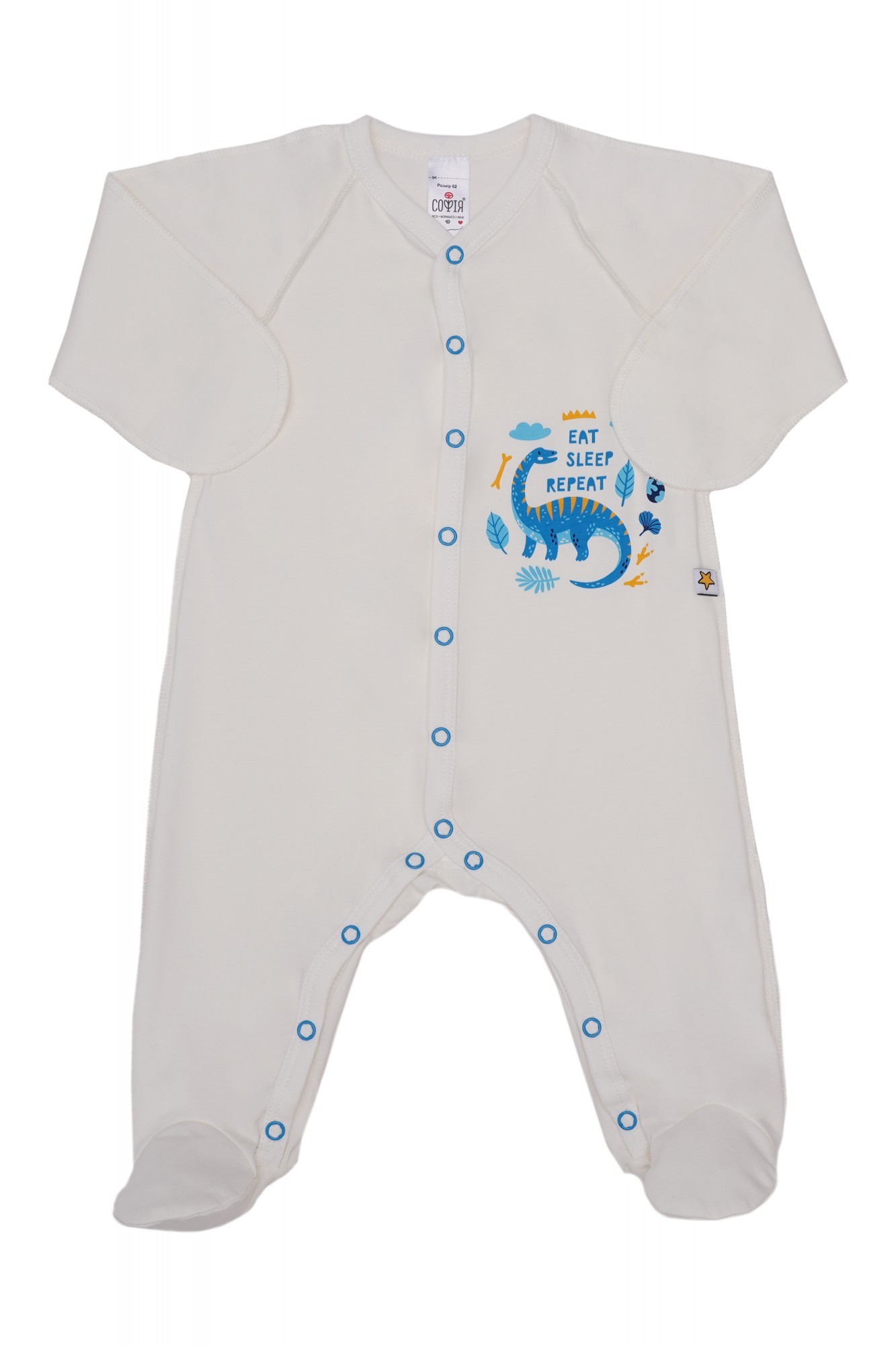 

Человечек София Blue Dinosaur 51-56 см Молочный 1902