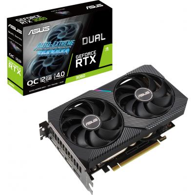 

Видеокарта ASUS GeForce RTX3060 12Gb DUAL OC V2 LHR (DUAL-RTX3060-O12G-V2)