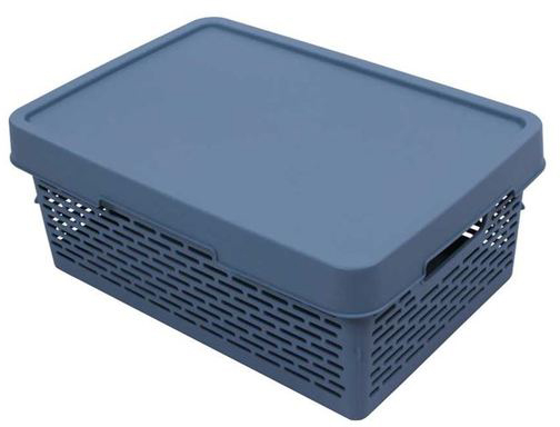 

Корзина для хранения с крышкой Qutu Q-Basket Blue 12 л (Q-BASKET д/хранения с/к BLUE 12л)