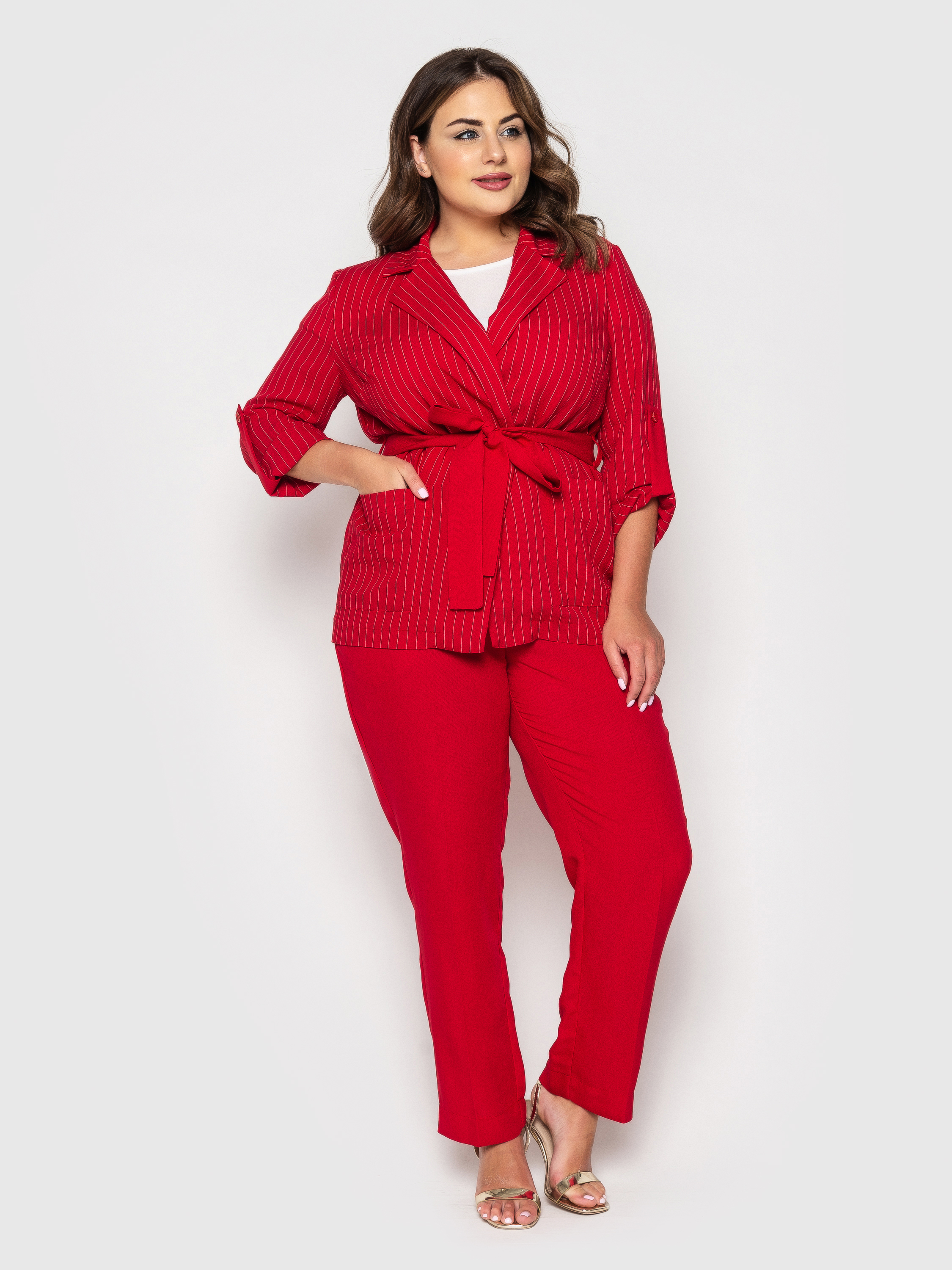 

Костюм брючный "Матео" (красный) 52 (XXL)