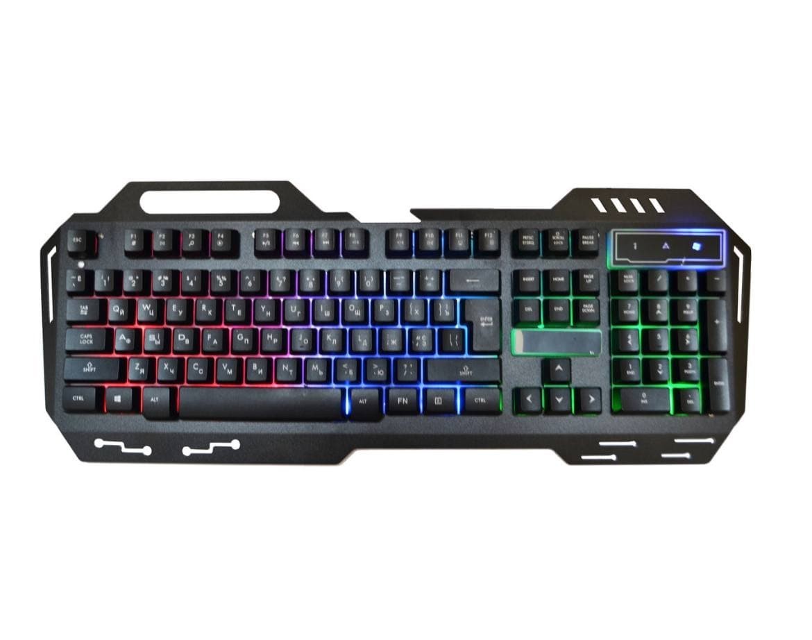 

Клавиатура UKC Keyboard 900, Проводная с подсветкой мембранная, Черная