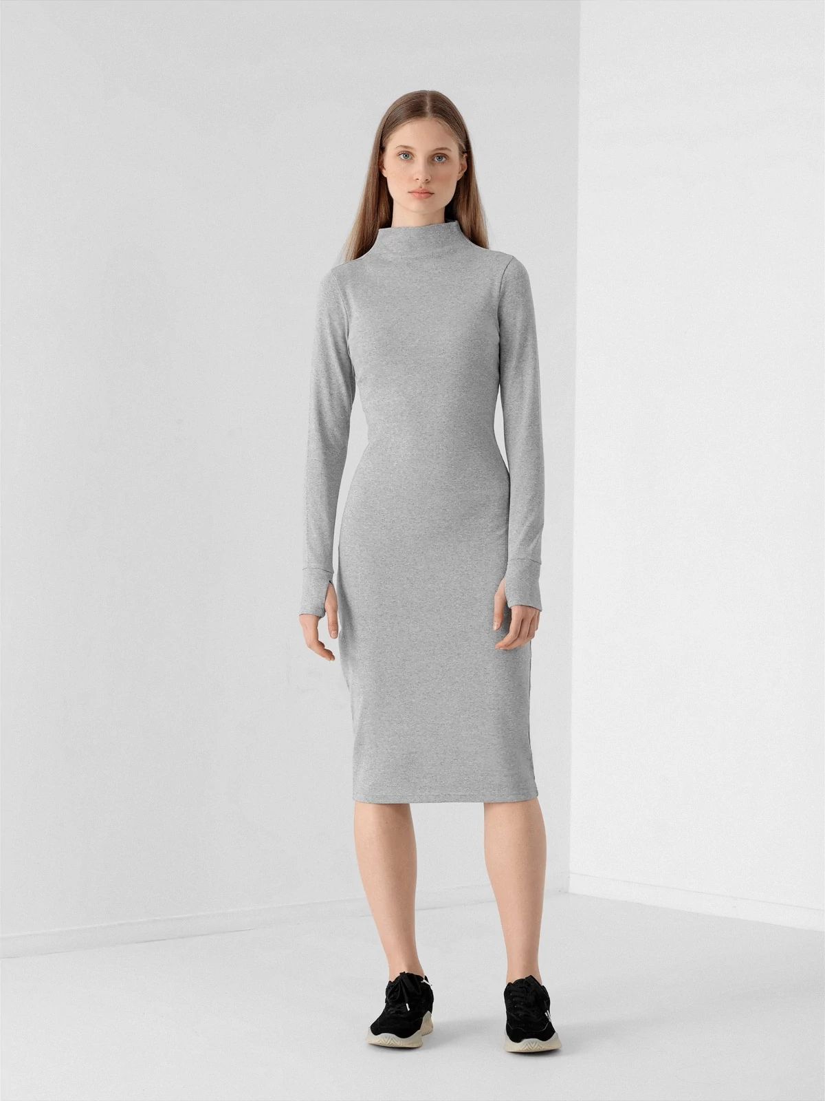 

Платье 4F H4Z21-SUDD013  Cold Light Grey Melange, Платье 4F H4Z21-SUDD013 XS Cold Light Grey Melange