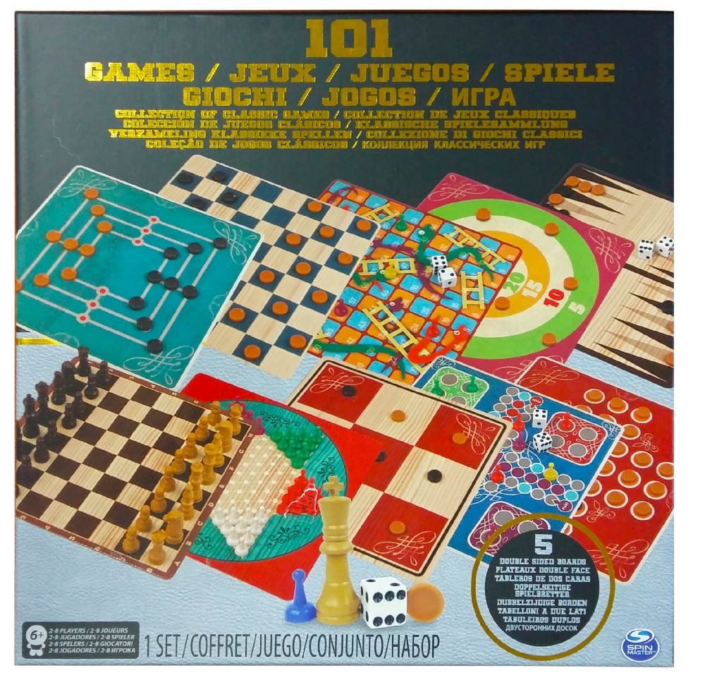 

Настольные игры Spin Master Набор «101 игра» (SM98377/6033154)