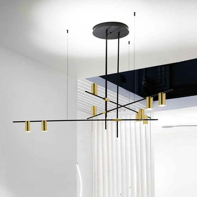 

ЛЮСТРАLED BLACK/GOLD L137 9P