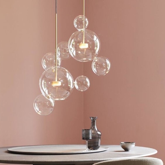 

ПОДВЕС LED BUBBLES CLEAR 3+1 H45/D45