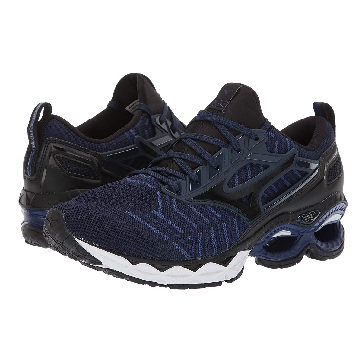 

Кроссовки Mizuno Wave Creation C1 Knit Dress Blue/Black, 42.5 (275 мм)