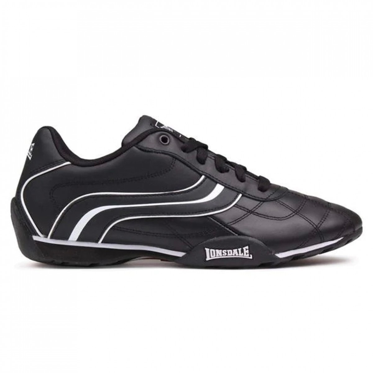 

Кроссовки Lonsdale Camden Trainers Black/White, 45.5 (290 мм)