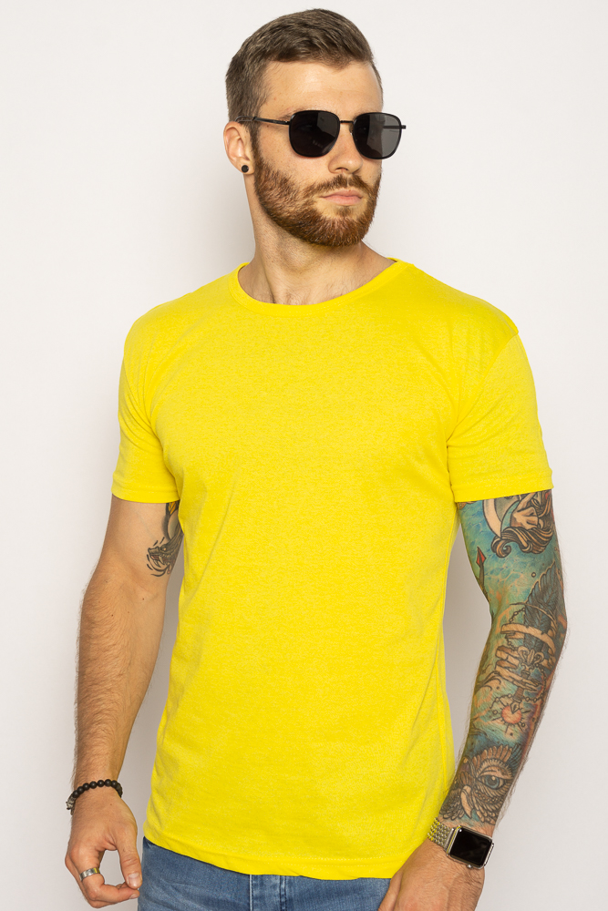 

Футболка базовая однотонная 627F021 (Желтый) XL