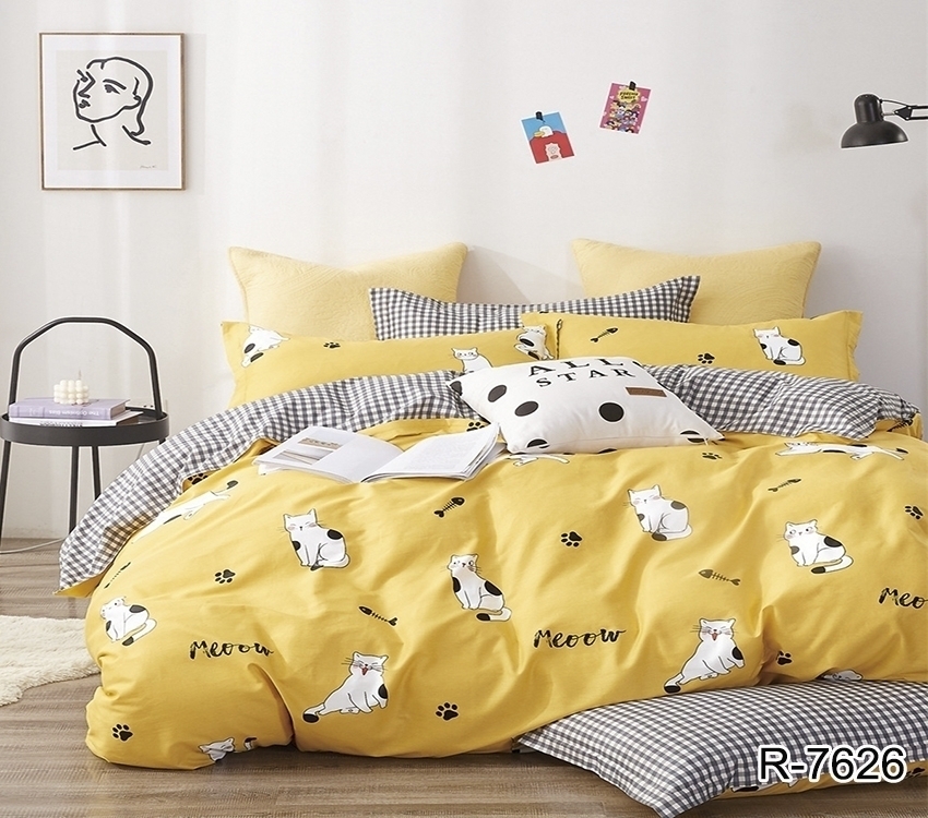 

Комплект постельного белья с компаньоном TM TAG - 1.5 спальный - Ранфорс - R7626