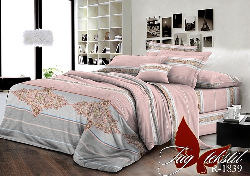 

Комплект постельного белья TM TAG -1.5 спальный - Ранфорс - R1839