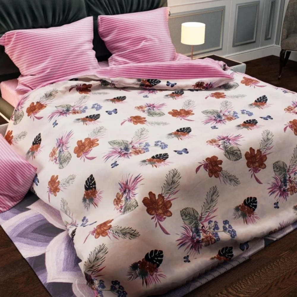 

Постельное белье MirSon 20-0001 Bella King Size италия, бязь