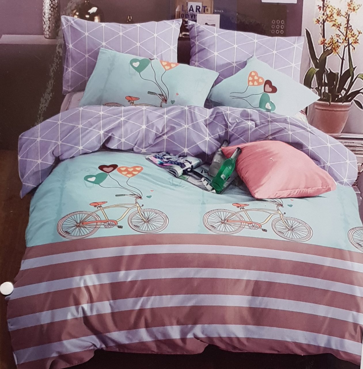 

Постельное белье MirSon Alta №47 King Size италия, бязь