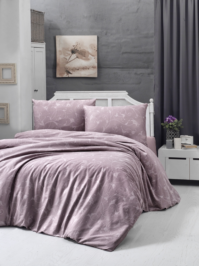 

Постельное белье First Сhoice Celina Lilac Евро турция, сатин