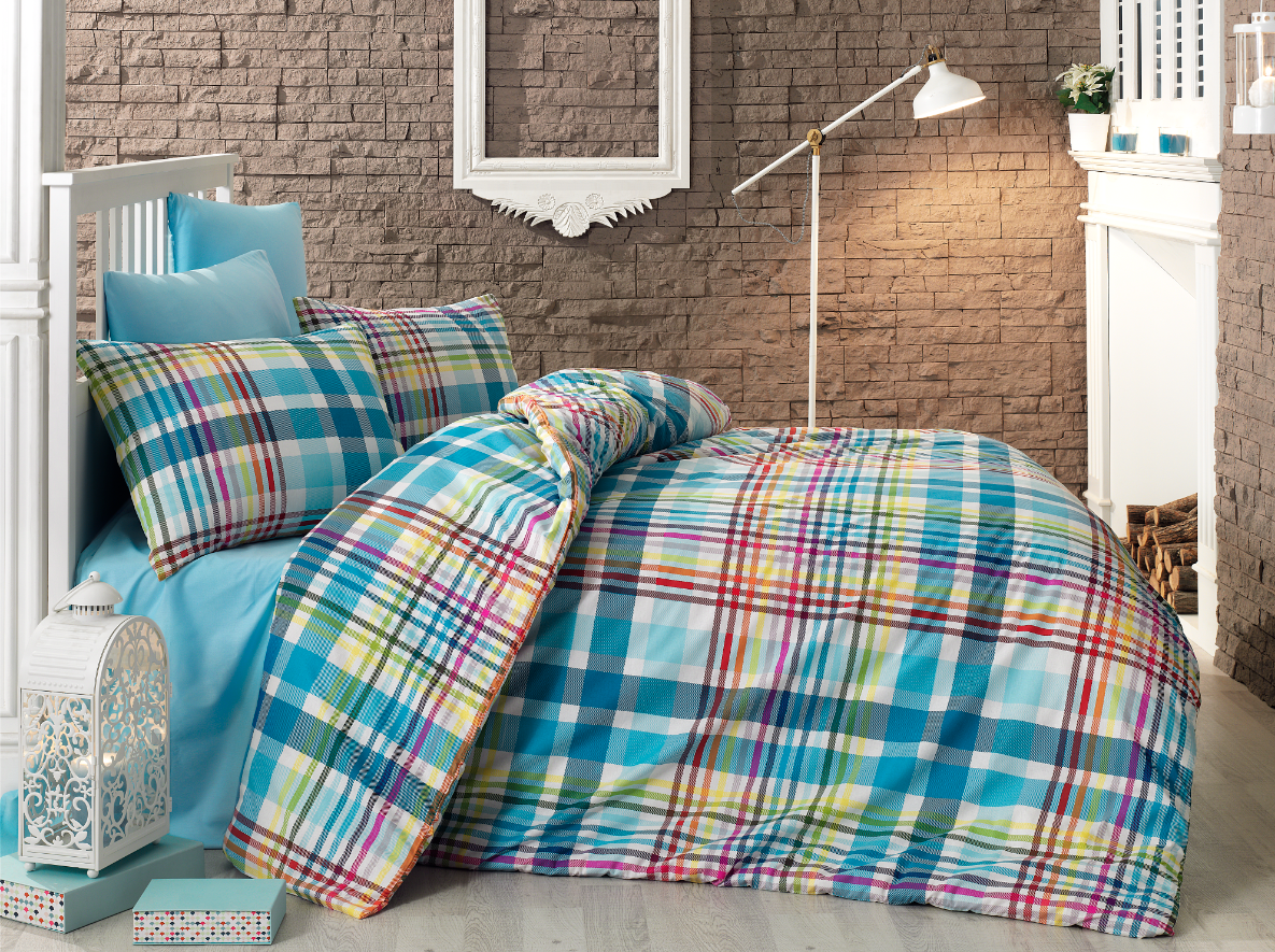 

Постельное белье Cotton Box Majoli Multicolor V1 Евро турция, ранфорс