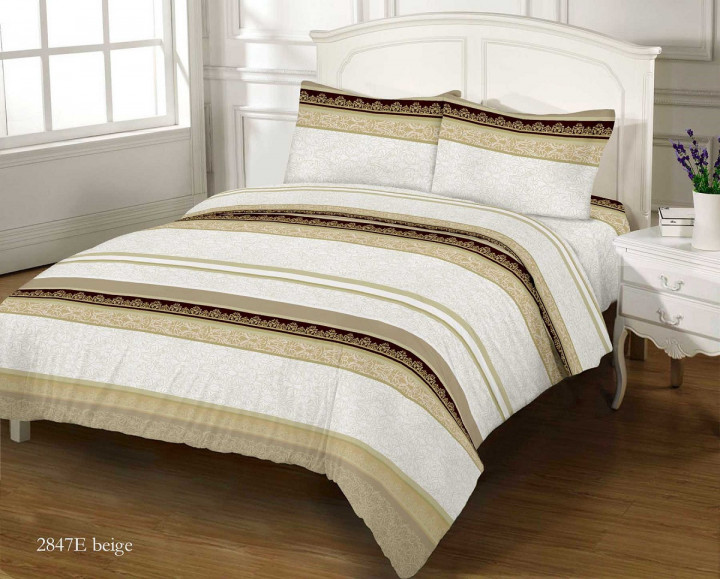 

Постельное белье Zastelli 2847 E BEIGE Двуспальный украина, бязь