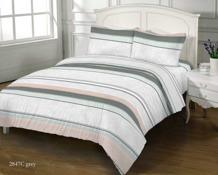 

Постельное белье Zastelli 2847 C GREY Полуторный украина, бязь