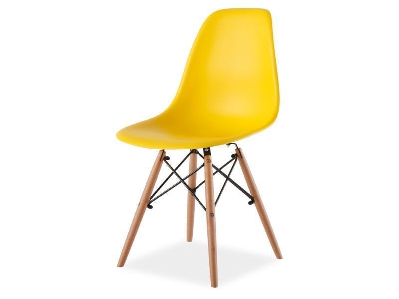 

Стул обеденный Accord Enzo Eames Chair желтый 460x420x800 мм