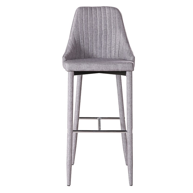 

Барный стул в ткани Accord Callas - II серый 550х450х1080 мм