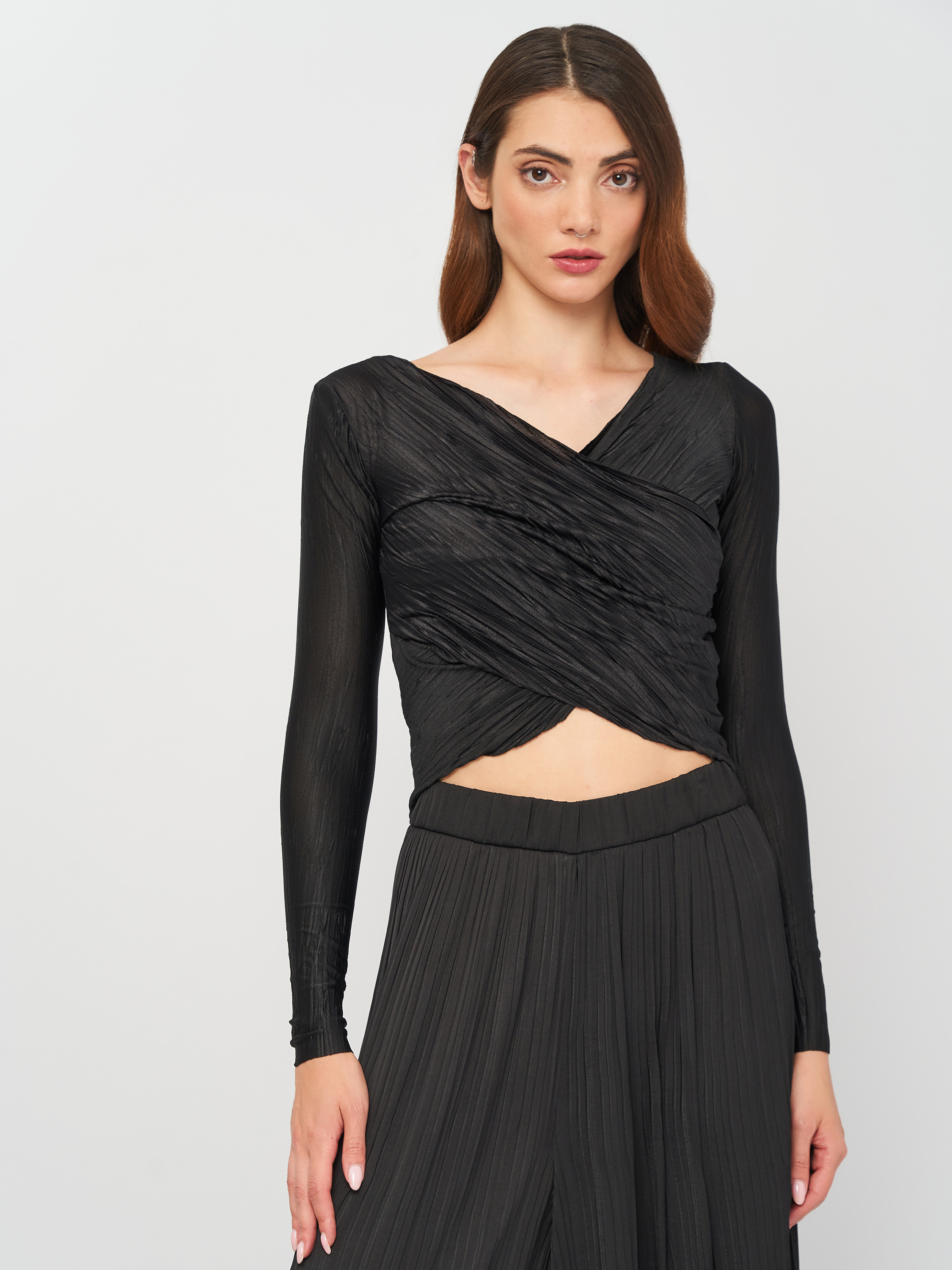 

Блузка Zara 1165/026/800  Черная, Блузка Zara 1165/026/800 S Черная