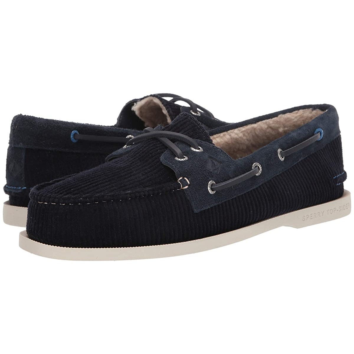 

Мокасины Sperry A/O 2-Eye Plush Corduroy Navy, 40.5 (260 мм)
