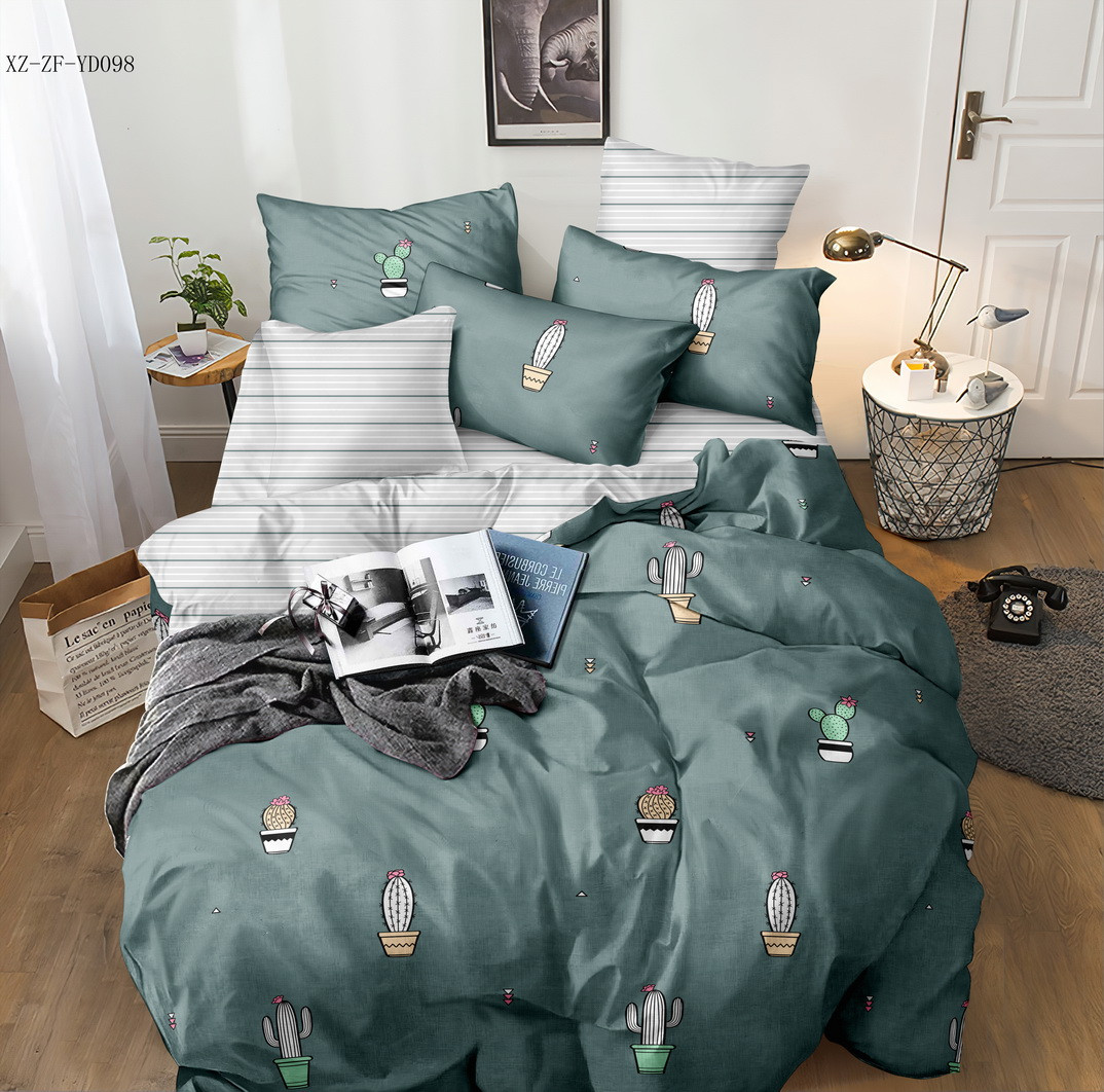 

Комплект постельного белья Krispol двуспальный ЕВРО GOLD LUX 4 наволочки (А+В) 200*220 (422.131415)