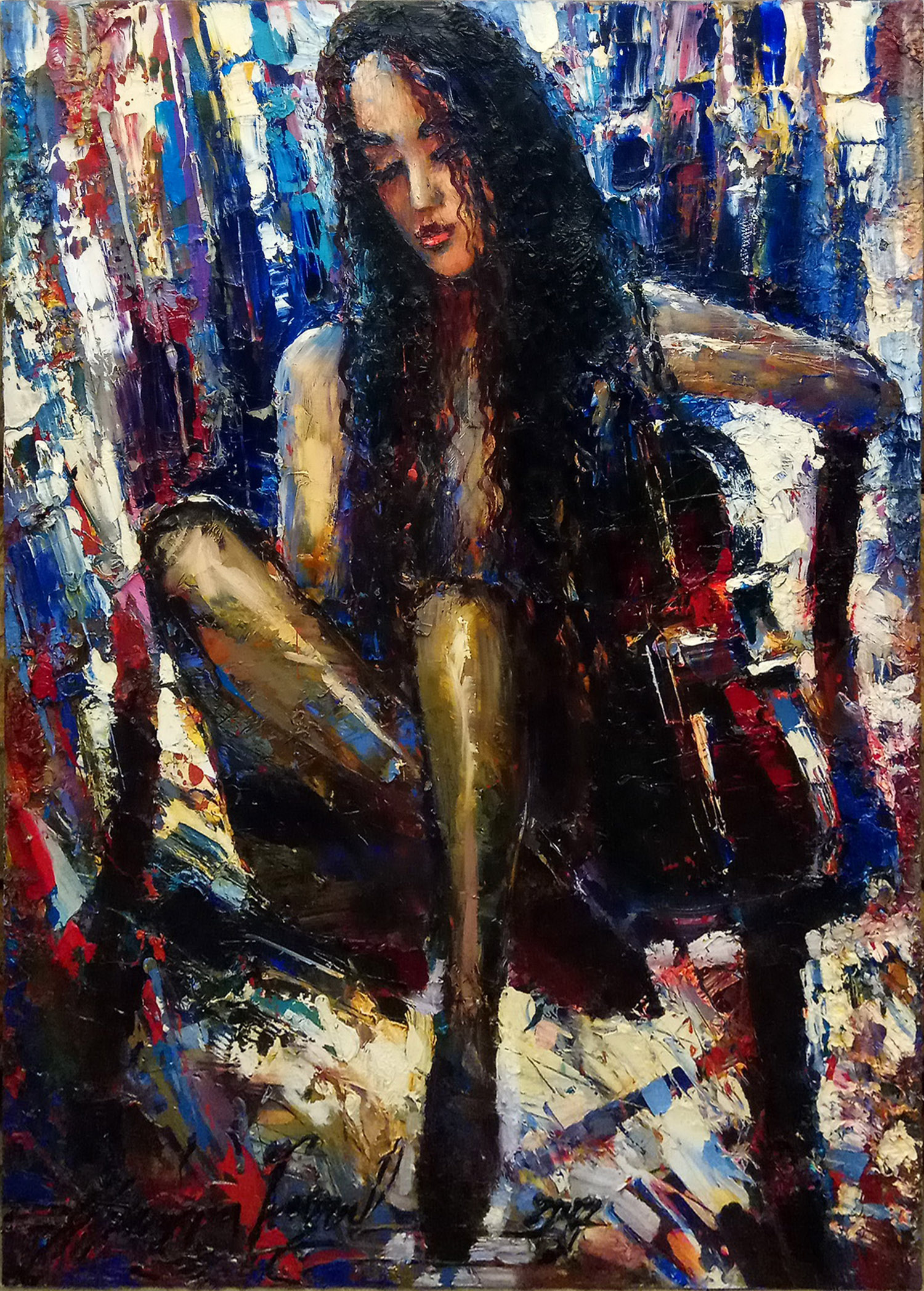 

Картина маслом art-figol холст масло "Isabel" 2017 г. 80×110 см