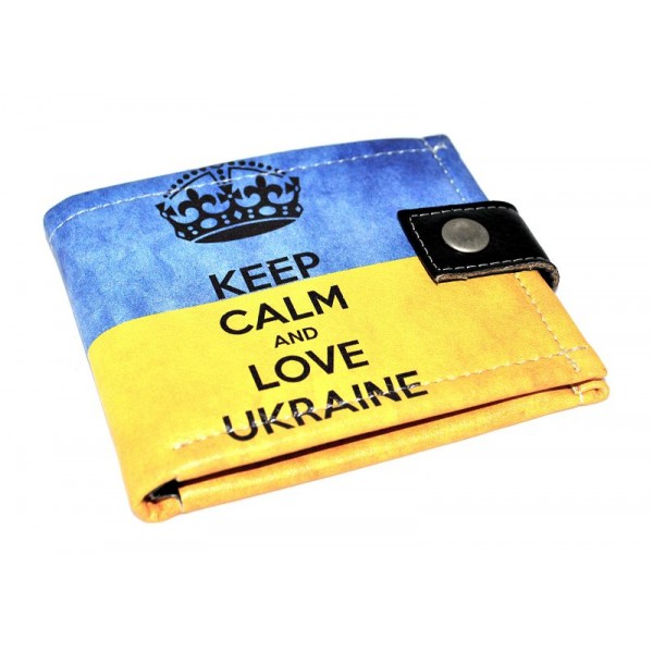 

Патриотический кошелек Keep calm and love Ukraine