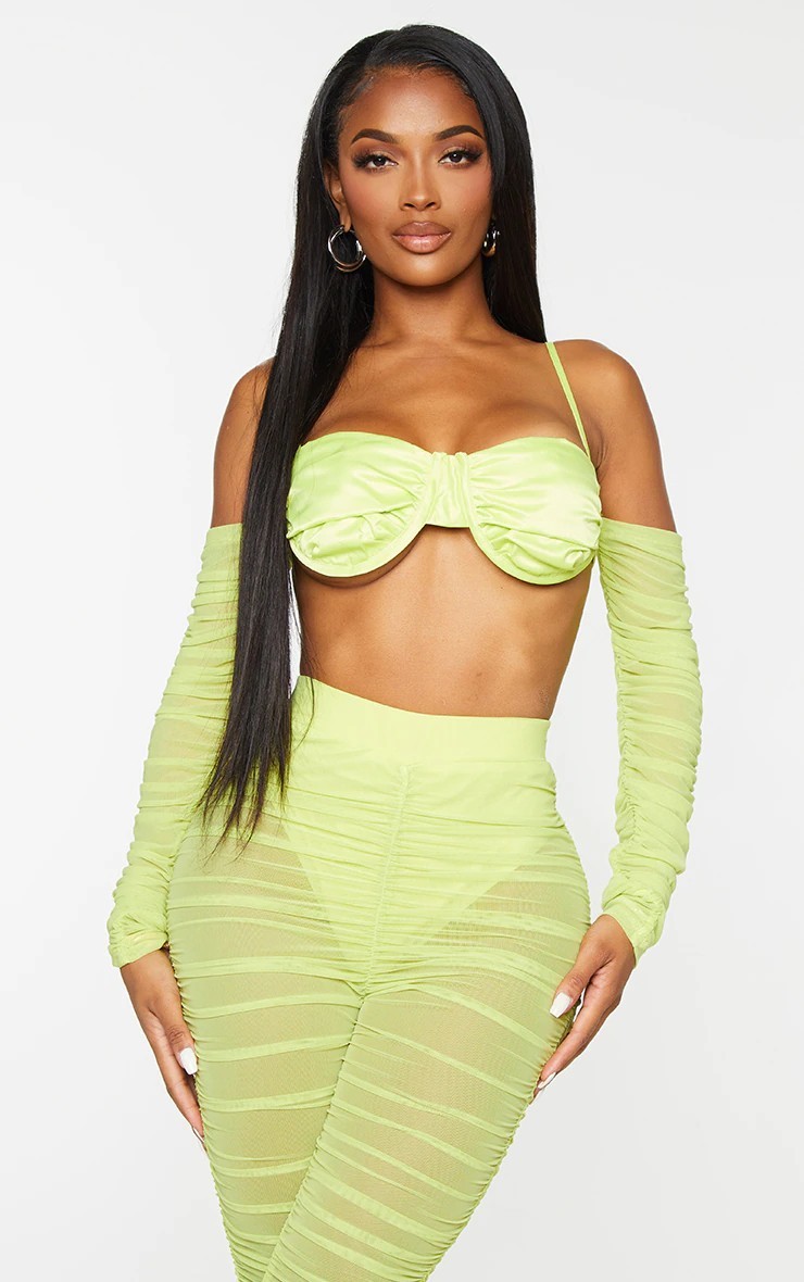 

Топ PrettyLittleThing  зеленый 2210254750416, Топ PrettyLittleThing 40 зеленый 2210254750416