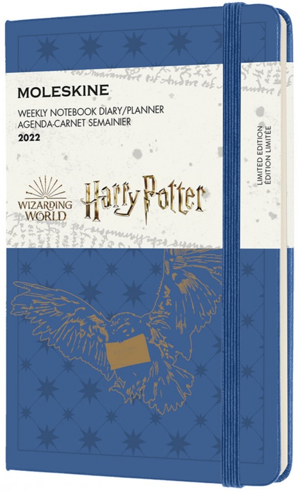 

Щотижневик Moleskine Harry Potter на 2022 рік кишеньковий 9 х 14 см синій