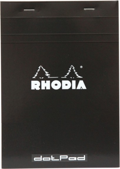 

Блокнот Rhodia DotPad №16 А5 чорний в крапку