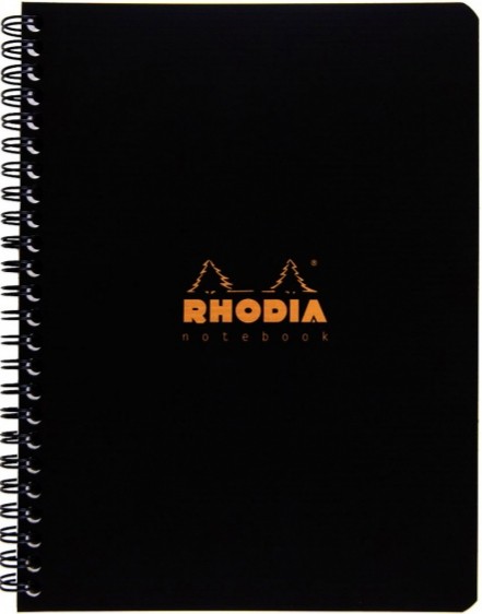 

Блокнот Rhodia Rhodiactive A5 чорний в клітинку