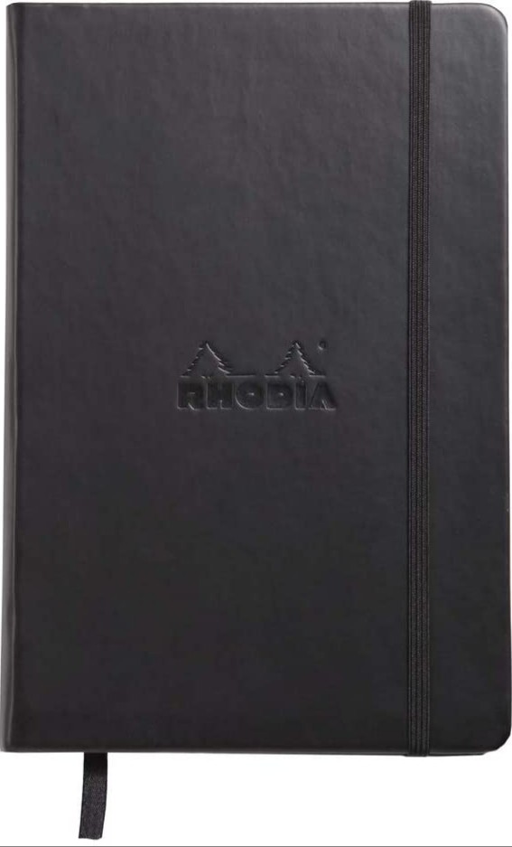 

Блокнот Rhodia Webnotebook A5 14 х 21 см чорний нелінований