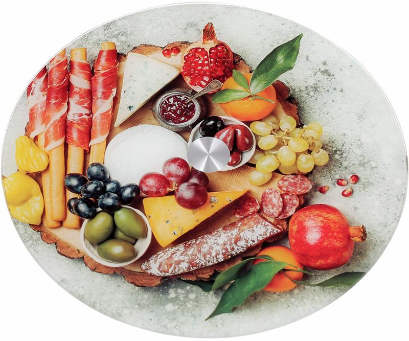 

Блюдо сервировочное Liadane "Парма" вращающееся Ø32см стеклянное